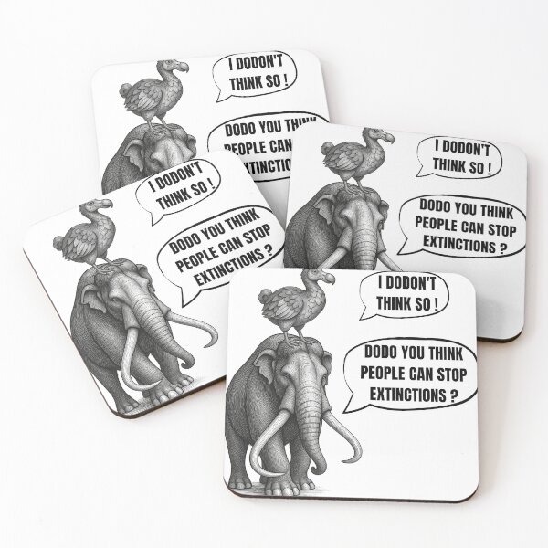 Item preview, Extinction Meme Dodo Mammoth Paleontology designed and sold by Abdelillah10.