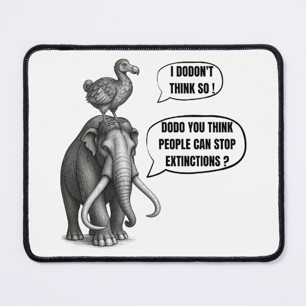 Item preview, Extinction Meme Dodo Mammoth Paleontology designed and sold by Abdelillah10.