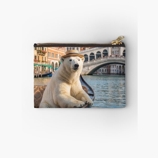 Item preview, Polar Bear Takes Venice Gondola Ride designed and sold by Tridentulus.