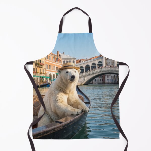 Item preview, Polar Bear Takes Venice Gondola Ride designed and sold by Tridentulus.