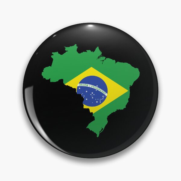 Item preview, Brazil Shaped Flag BR designed and sold by shitpostee.