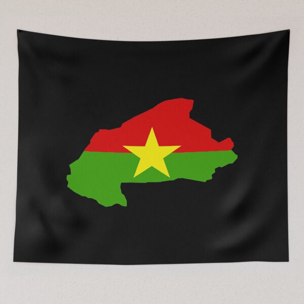 Item preview, Burkina Faso Shaped Flag BF designed and sold by shitpostee.