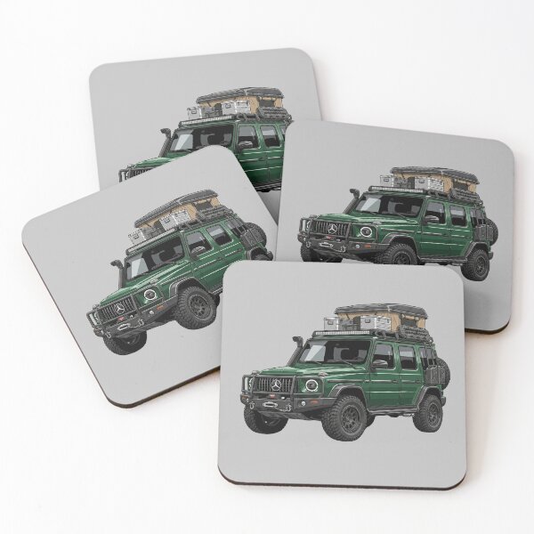 Artikelvorschau, Individuelle Mercedes-Benz G550 Adventure Green Overland SUV Illustration entworfen und verkauft von Motorline44.