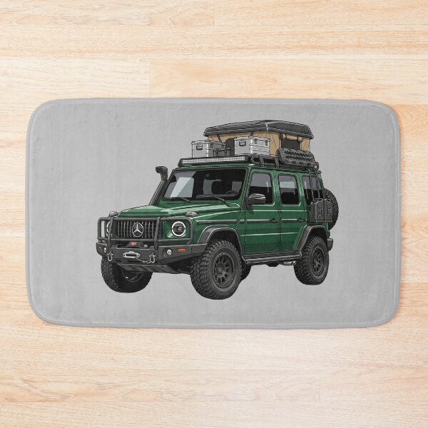 Item preview, Custom Mercedes-Benz G550 Adventure Green Overland SUV Illustration designed and sold by Motorline44.