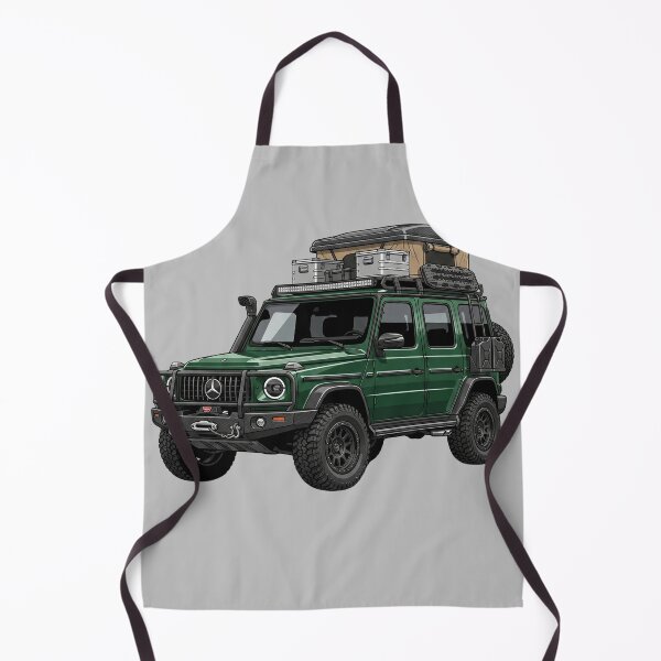 Item preview, Custom Mercedes-Benz G550 Adventure Green Overland SUV Illustration designed and sold by Motorline44.