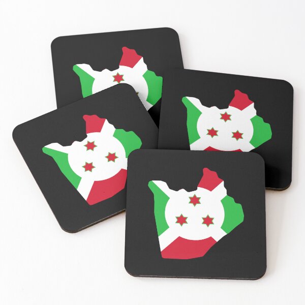 Item preview, Burundi Shaped Flag BI designed and sold by shitpostee.