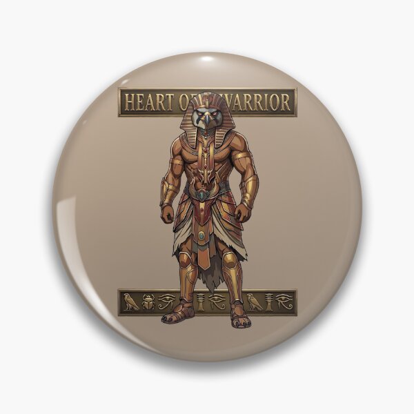 Item preview, Heart of a Warrior: Horus Ancient Egyptian Mythology Art designed and sold by ShadowArtEG.