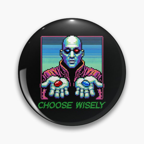 Item preview, Red or Blue Pill Movie Tee designed and sold by FreakNRetro.