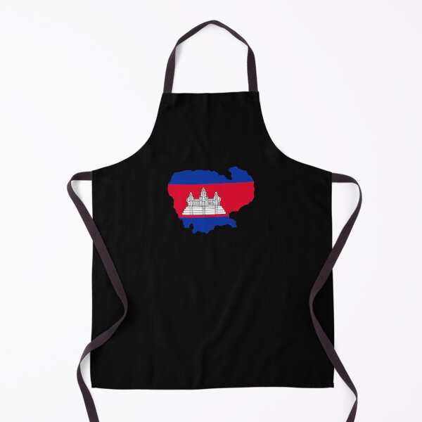Item preview, Cambodia Shaped Flag KH designed and sold by shitpostee.