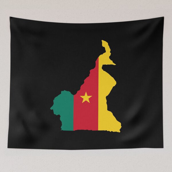 Item preview, Cameroon Shaped Flag CM designed and sold by shitpostee.