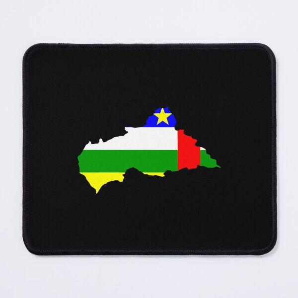 Item preview, Central African Republic Shaped Flag CF designed and sold by shitpostee.