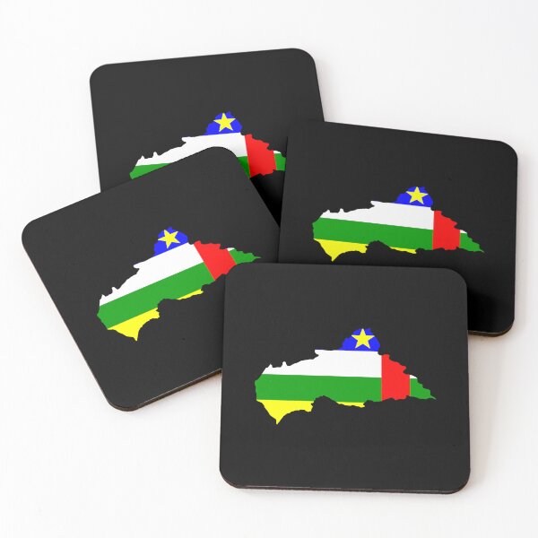 Item preview, Central African Republic Shaped Flag CF designed and sold by shitpostee.