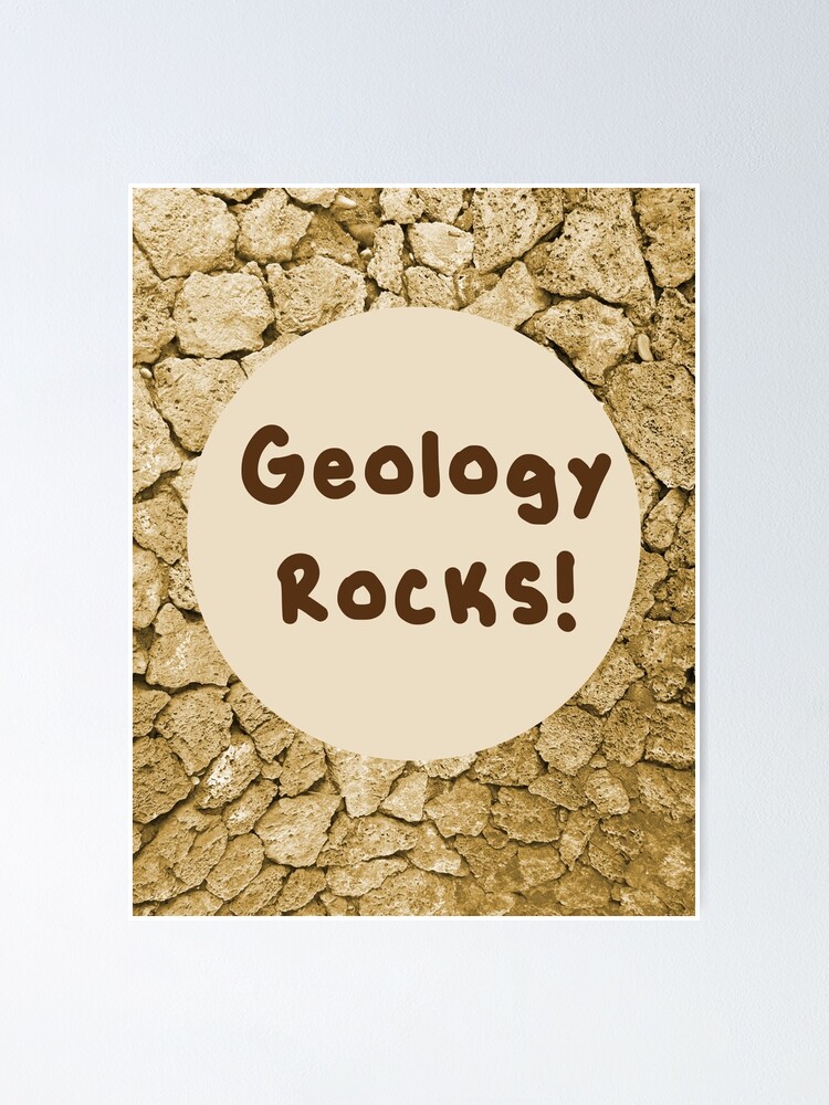 Thumbnail 1 of 3, Poster, Geology Rocks! designed and sold by WFCD.