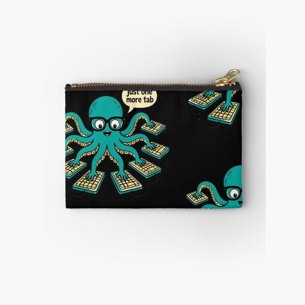 Item preview, Just One More Tab - Funny Octopus Programmer Multitasking Shirt designed and sold by Geek Tracy Shop.