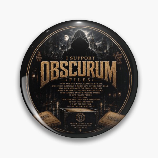 Item preview, I Support Obscurum Files designed and sold by RichioBlueprint.
