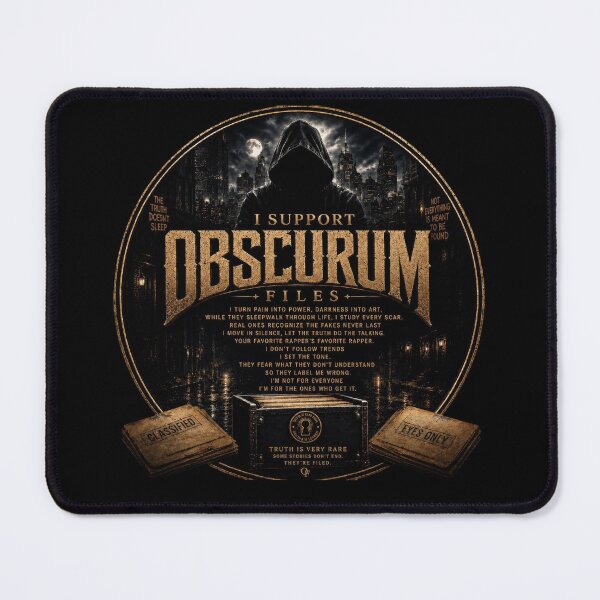 Item preview, I Support Obscurum Files designed and sold by RichioBlueprint.