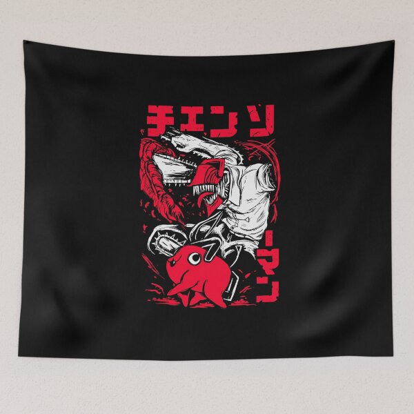 Item preview, Fearless Chainsaw Devil Hunter Anime Design designed and sold by CrispyToast-YT.