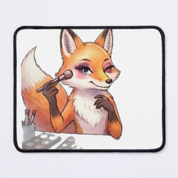 Item preview, Makeup Queen Fox designed and sold by DailyDoodlesBySumbul.