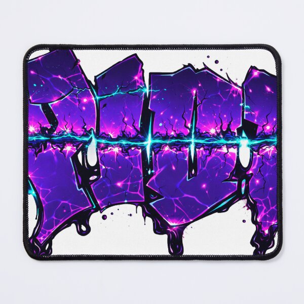 Item preview, RIOT — Neon Graffiti Glow Lettering designed and sold by NeonSpiritArt.