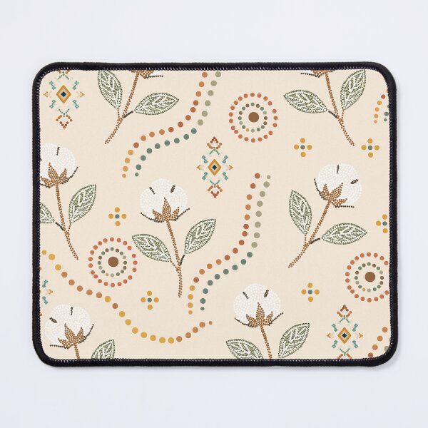 Item preview, Cotton Flower Modern Isan Dot Textile designed and sold by Lannanun.