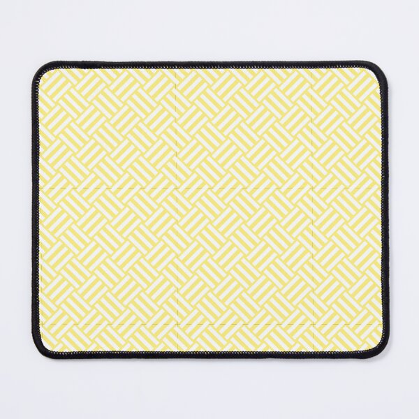 Item preview, Yellow And White Basket Weave Pattern designed and sold by pattern-archive.