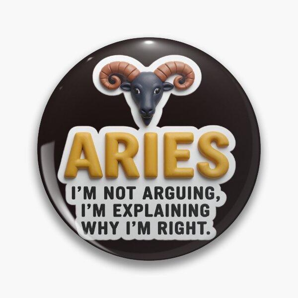 Item preview, aries I'm not arguing colorful typographic funny zodiac design designed and sold by SmashingDeals.