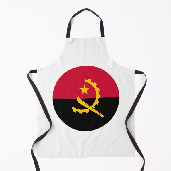 Item preview, Round Angola Flag Icon | Circular Angolan Flag Button Element designed and sold by NTGUILTY.