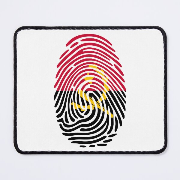 Item preview, Angola Flag Fingerprint Identity | Angolan DNA Heritage Graphic designed and sold by NTGUILTY.