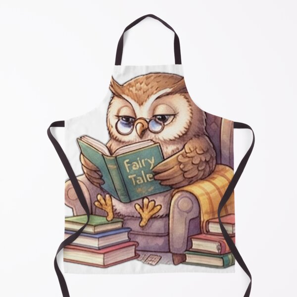 Item preview, Wise Owl Reading Fairy Tales designed and sold by DailyDoodlesBySumbul.