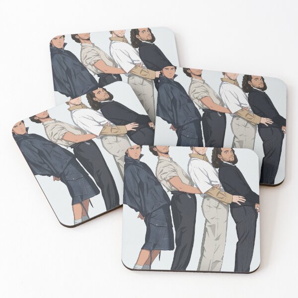 Item preview, Off Campus guys boys graham tucker di laurentis logan anime style designed and sold by matchakpop.