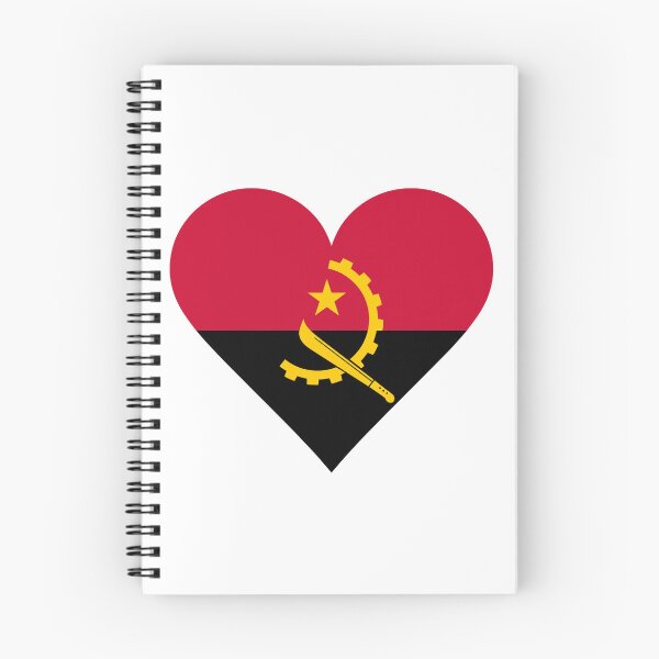Item preview, Angola Heart Flag Graphic | I Love Angola Patriotic Symbol designed and sold by NTGUILTY.