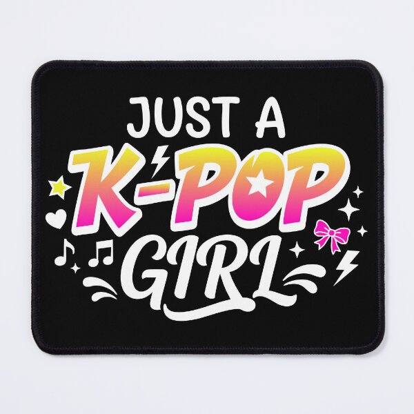 Item preview, Just a K-Pop Girl - Y2K Retro Kpop Fangirl Design designed and sold by Vanilla-Girl.