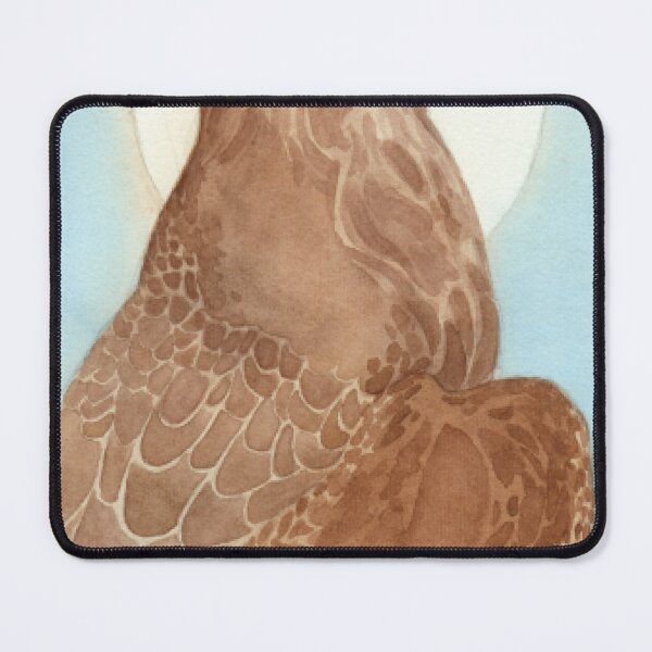 Item preview, Majestic Watercolor Brown Hawk Portrait Painting designed and sold by PsycheSporeS.