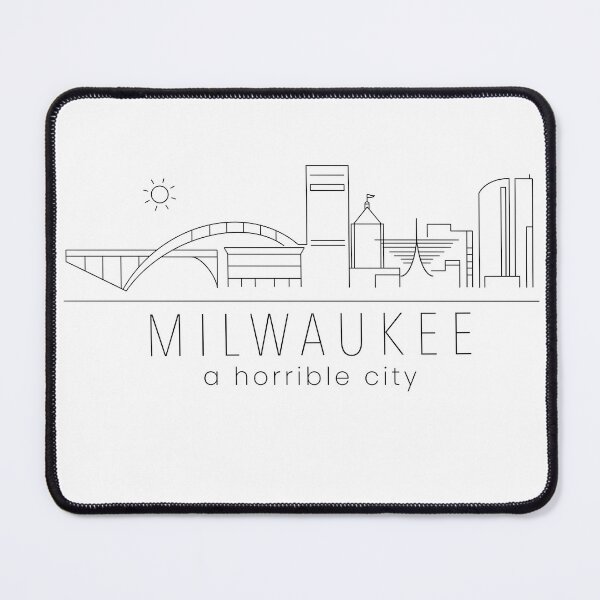 Item preview, Milwaukee WI designed and sold by beetlejess-bots.