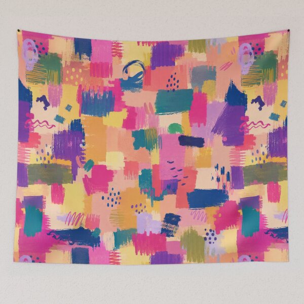 Item preview, Abstract Brush Stroke Seamless Pattern designed and sold by bosamji.
