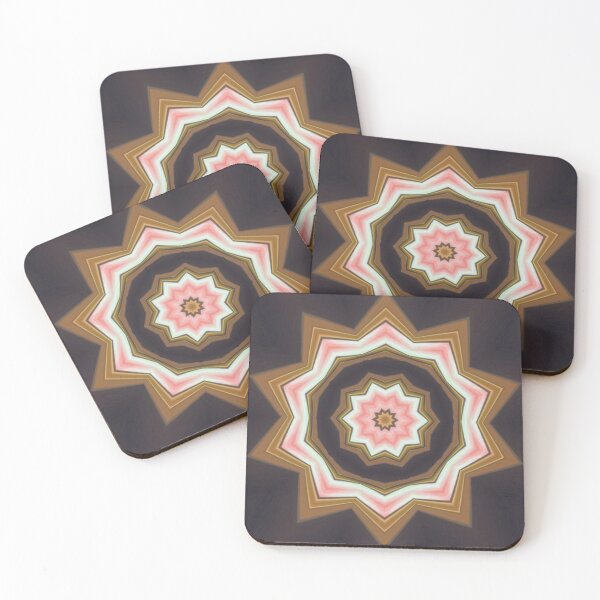 Item preview, This is picture of vector flowers shape mix colour tones with black background  designed and sold by JK1989.
