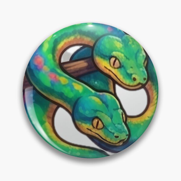 Item preview, Rainbow Twin Snake Sticker designed and sold by DailyDoodlesBySumbul.