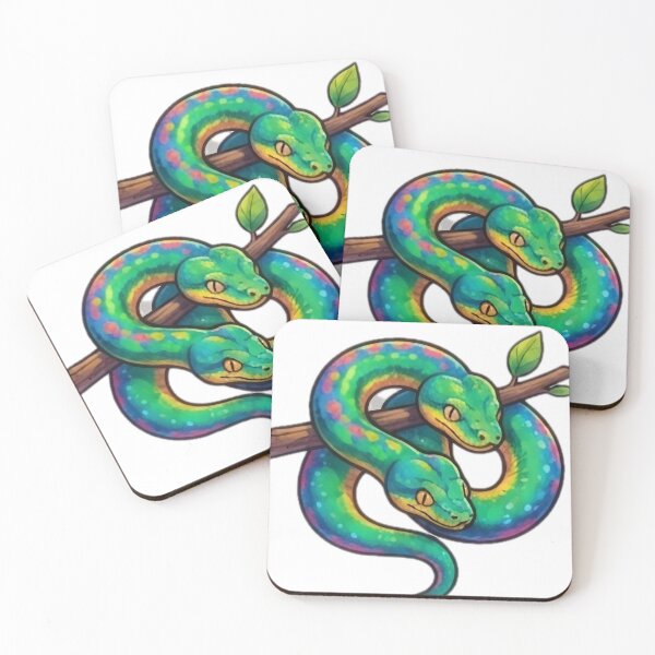 Item preview, Rainbow Twin Snake Sticker designed and sold by DailyDoodlesBySumbul.