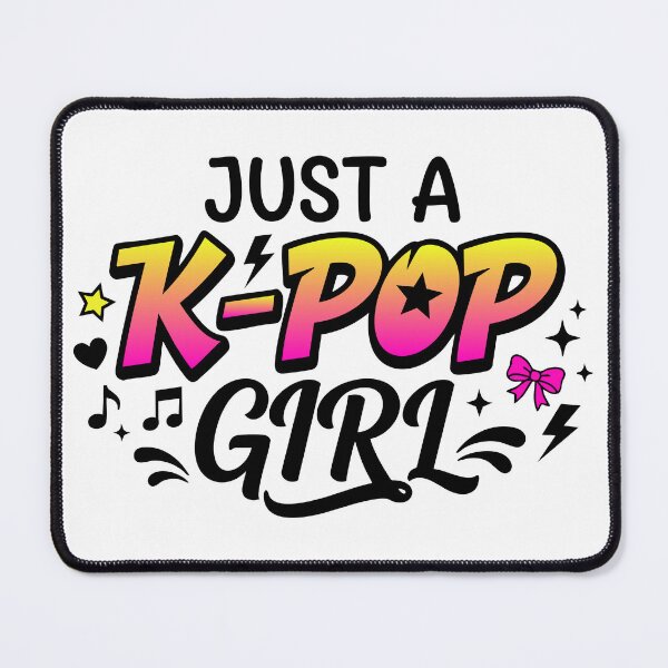 Item preview, Just a K-Pop Girl - Kpop Fangirl Y2K Retro Design designed and sold by Vanilla-Girl.