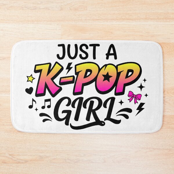 Item preview, Just a K-Pop Girl - Kpop Fangirl Y2K Retro Design designed and sold by Vanilla-Girl.