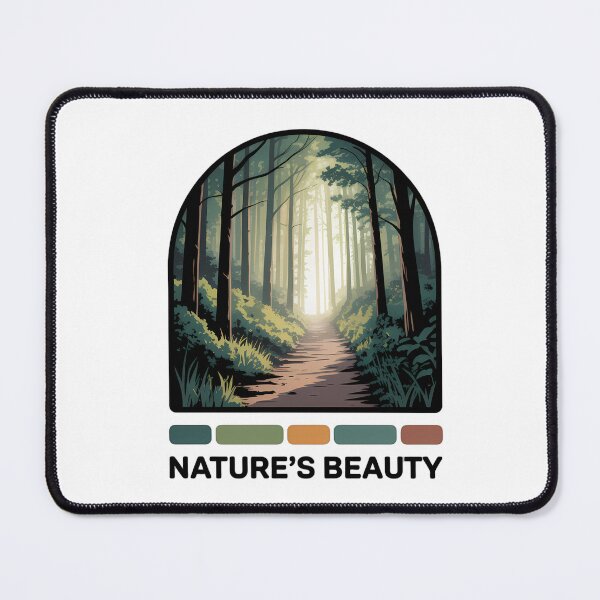 Item preview, Nature's beauty trail quote designed and sold by NiftyWrx.