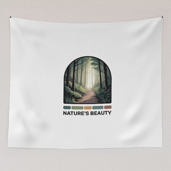 Item preview, Nature's beauty trail quote designed and sold by NiftyWrx.