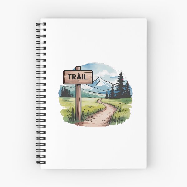 Item preview, Watercolor Trail Marker Sign designed and sold by NiftyWrx.