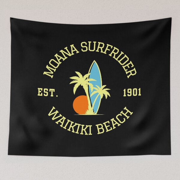 Item preview, Summer Hawaii Moana Surfrider Vintage designed and sold by The Retromotel.
