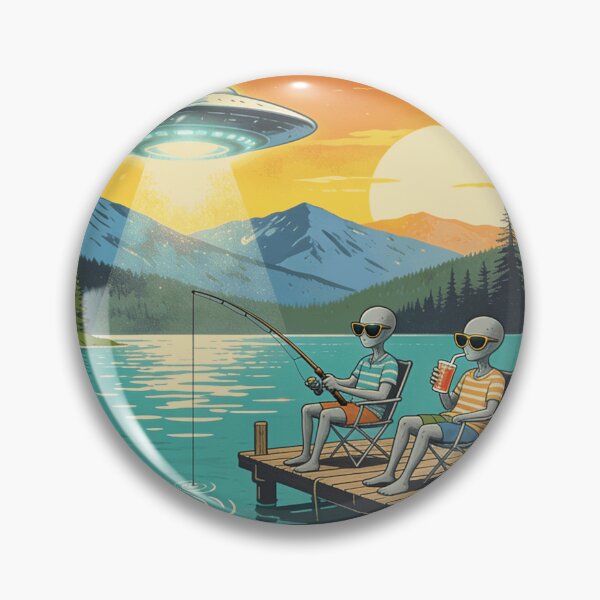 Item preview, Aliens Fishing designed and sold by IndieQuill .