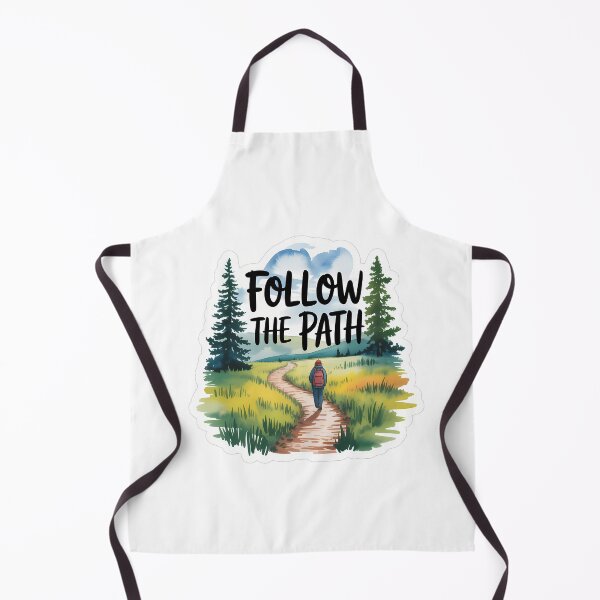 Item preview, Follow the path hiking quote designed and sold by NiftyWrx.