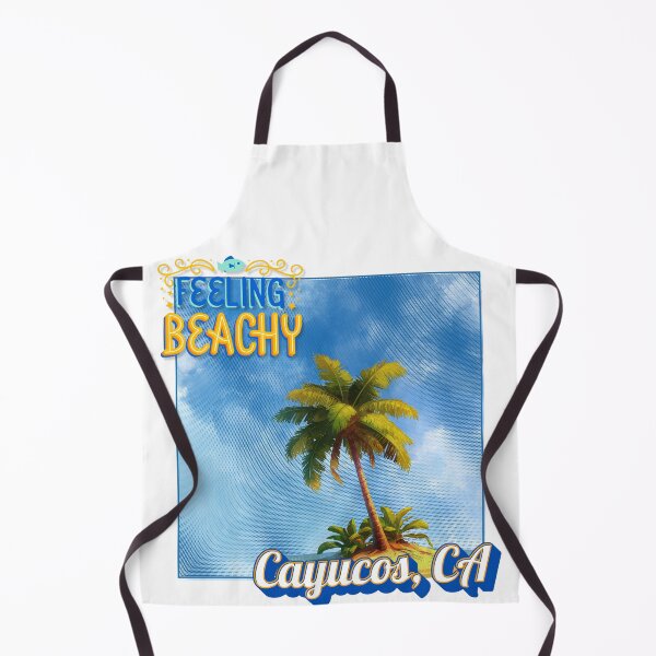 Item preview, Feeling Beachy - Cayucos, CA Retro Sunny Palm Tree Design designed and sold by DonnaRaine.