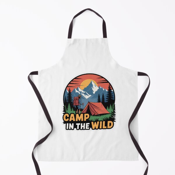 Item preview, Camp in the Wild Hiking Quote designed and sold by NiftyWrx.
