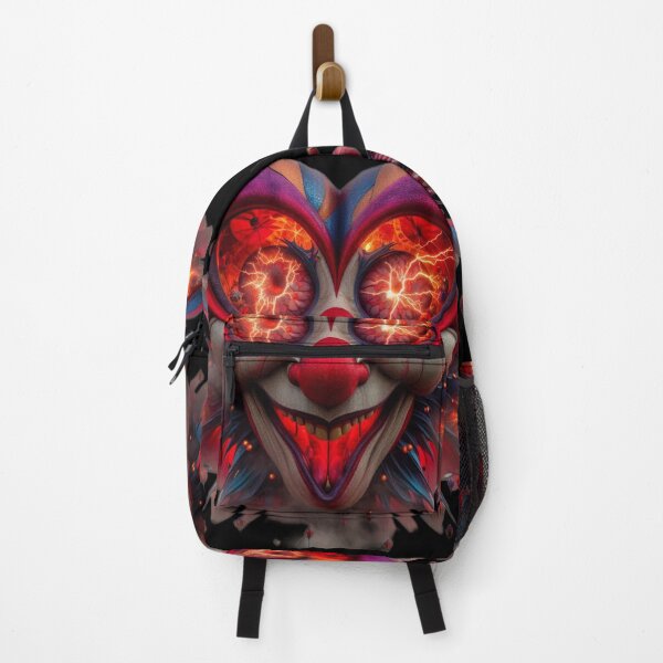 Item preview, Twisted Hearts: Electric Jester Surreal Heart Portrait designed and sold by LujziWorld.