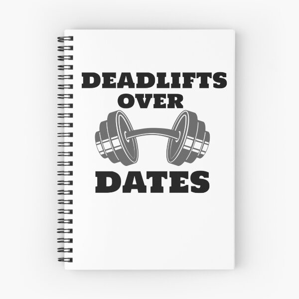 Item preview, Deadlifts before Dates Tee dark designed and sold by FlamingCinderTs.